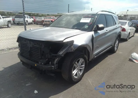 2020 Ford Explorer Xlt z USA, uszkodzony, nr VIN 1FMSK7DH7LGB46995